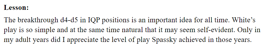 Spassky Lesson